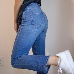 Madewell Kick Out Crop Jeans